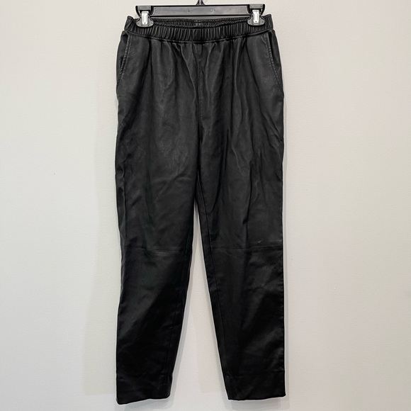 Susan Bender leather joggers (Retail $1,795) - Picture 1 of 6